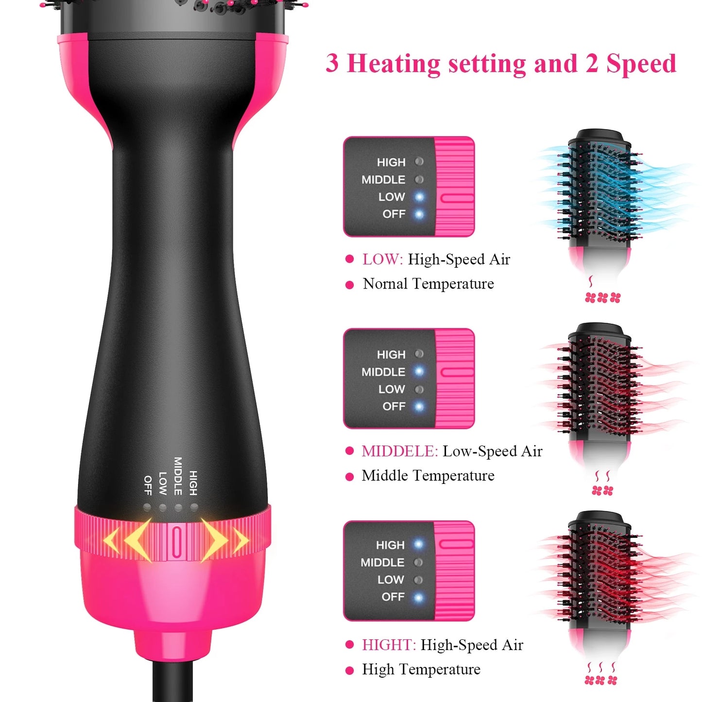 One Step Hot Air Brush 4-in-1